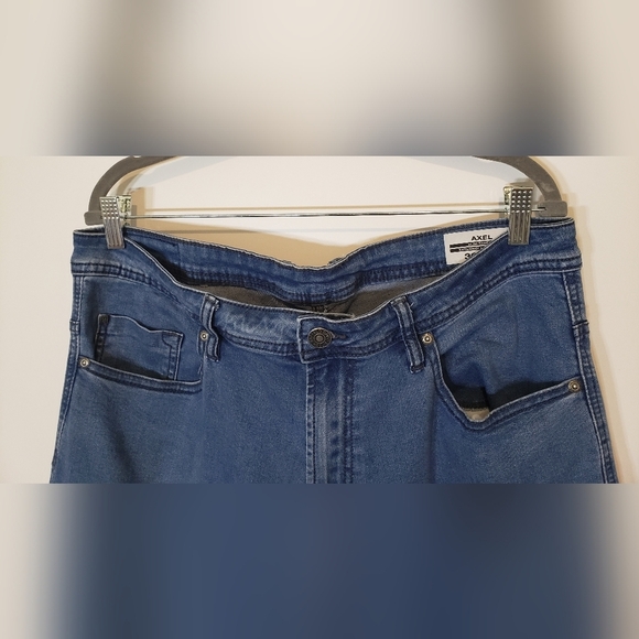 Buffalo David Bitton Axel Slim Stretch Denim Blue Jeans Size 36 X 30 - Picture 3 of 15